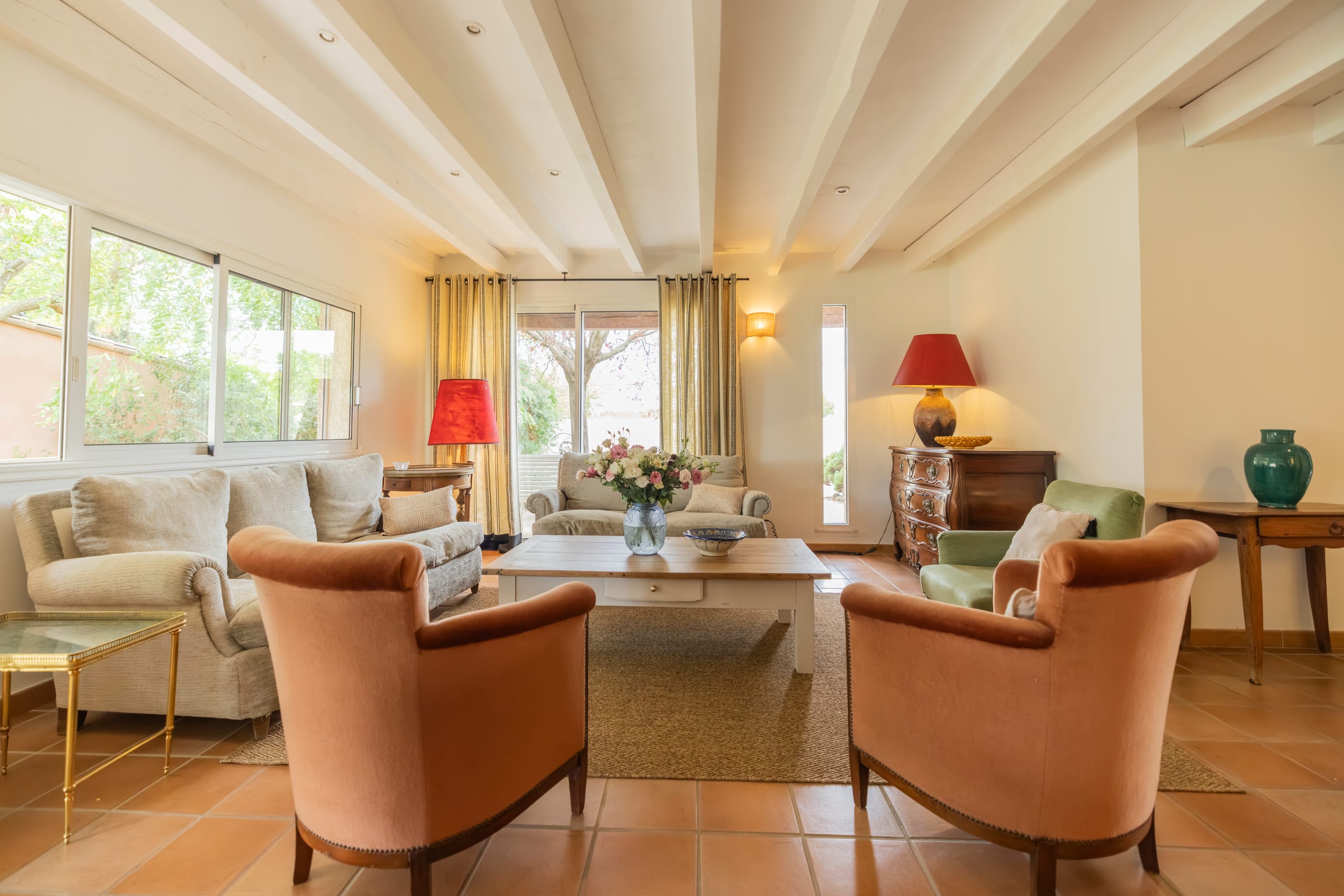 Living Room at Villa Soleilla, Balaruc-les-Bains, Languedoc