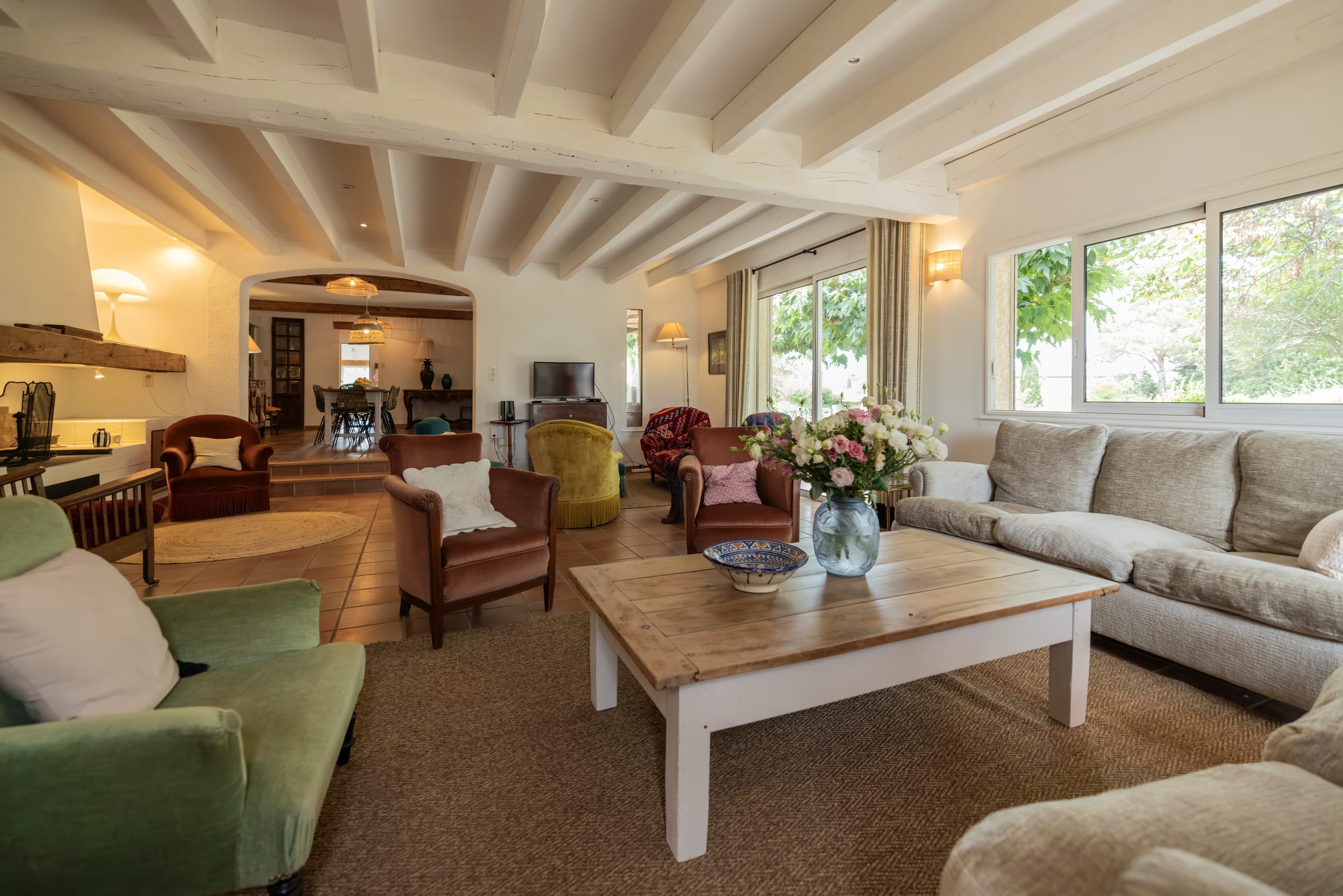 Living Room at Villa Soleilla, Balaruc-les-Bains, Languedoc