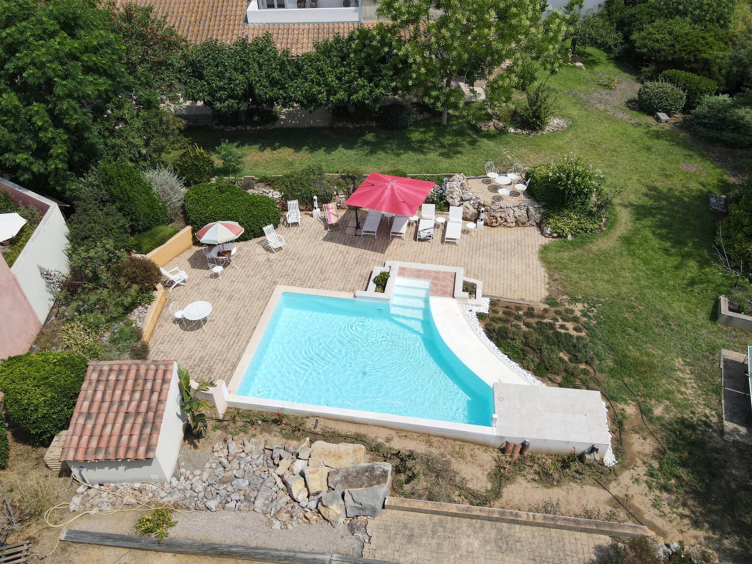 Pool at Villa Soleilla, Balaruc-les-Bains, Languedoc
