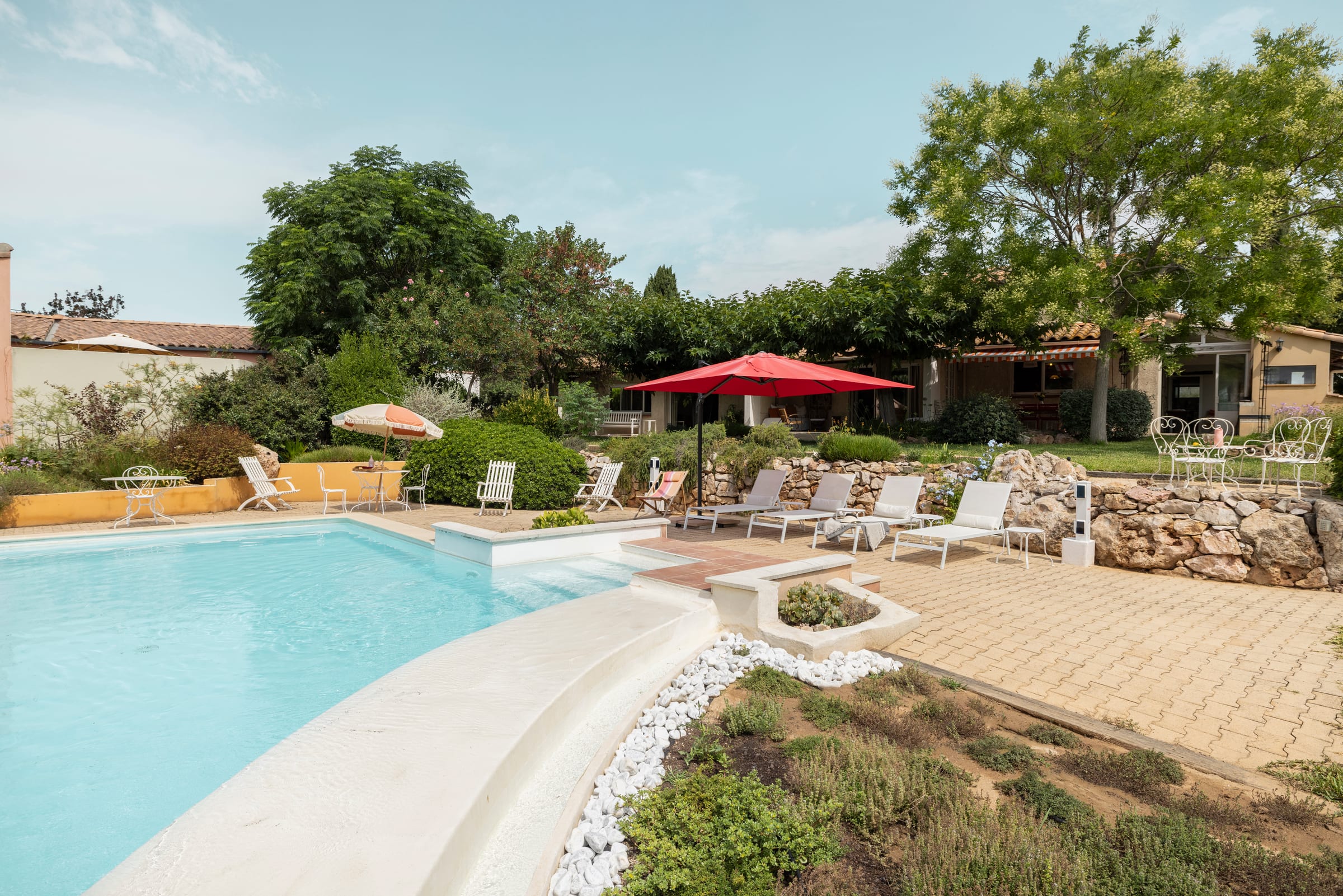 Pool at Villa Soleilla, Balaruc-les-Bains, Languedoc
