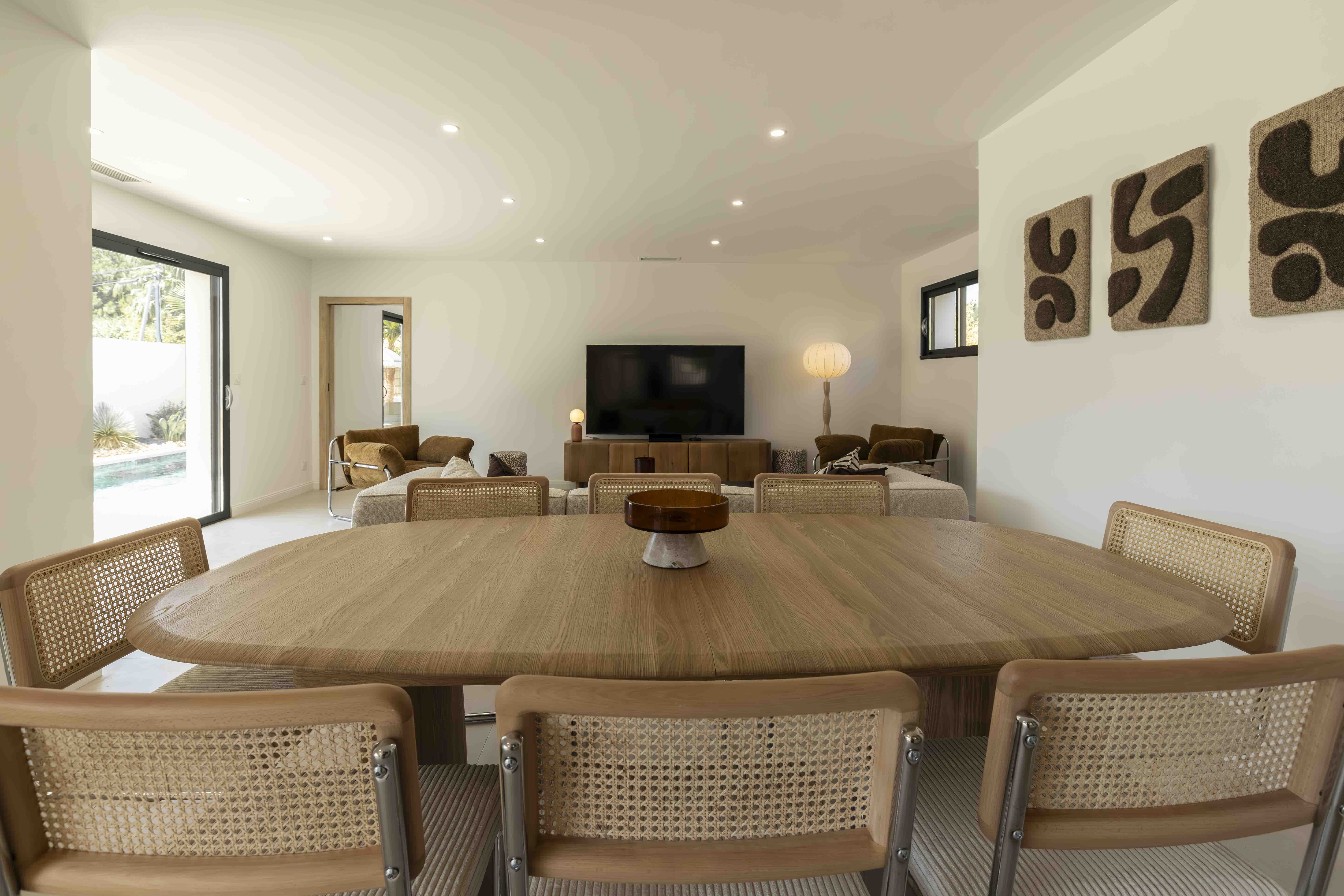 Dining Room at Villa Toscana, Agde, Languedoc