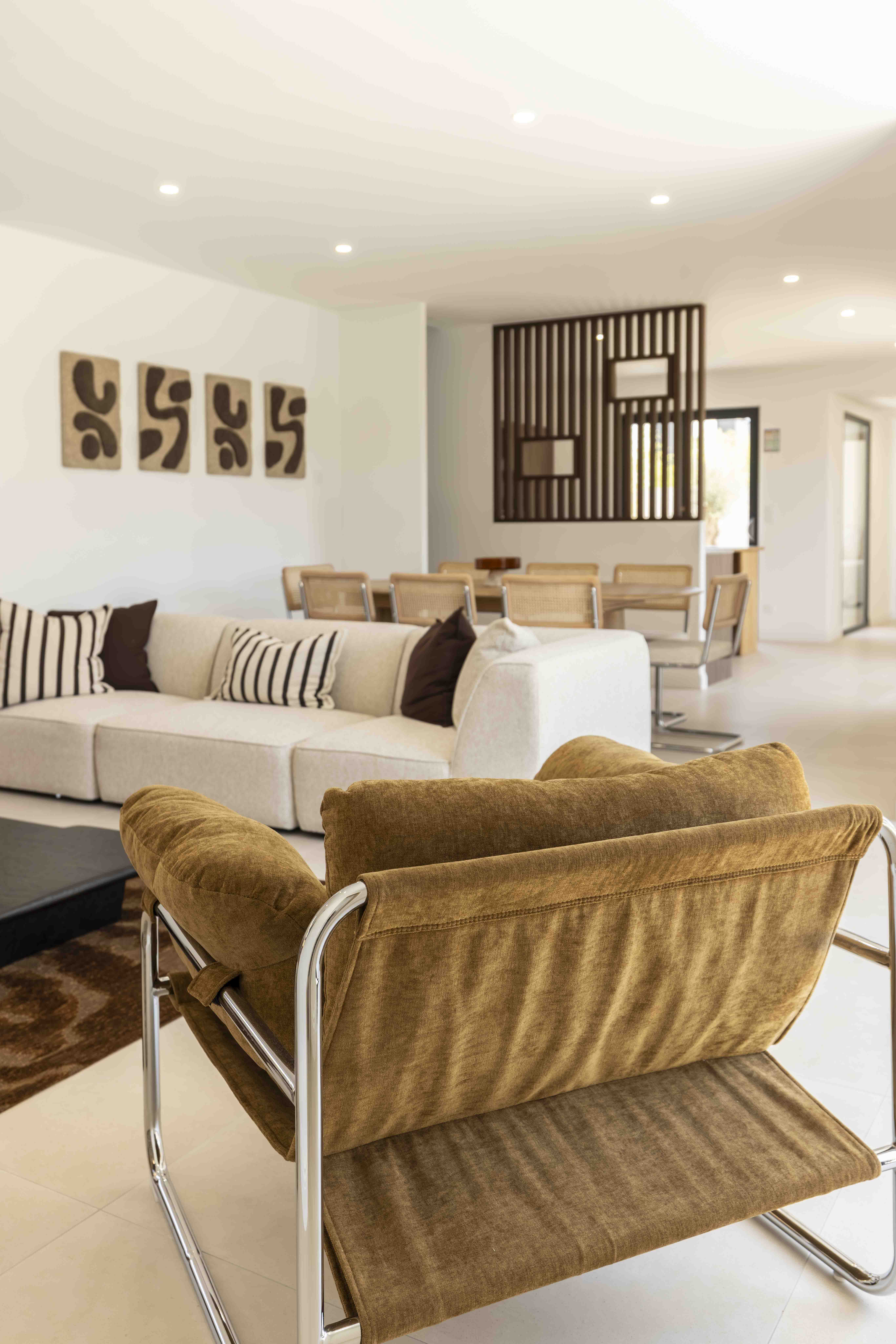 Living Room at Villa Toscana, Agde, Languedoc