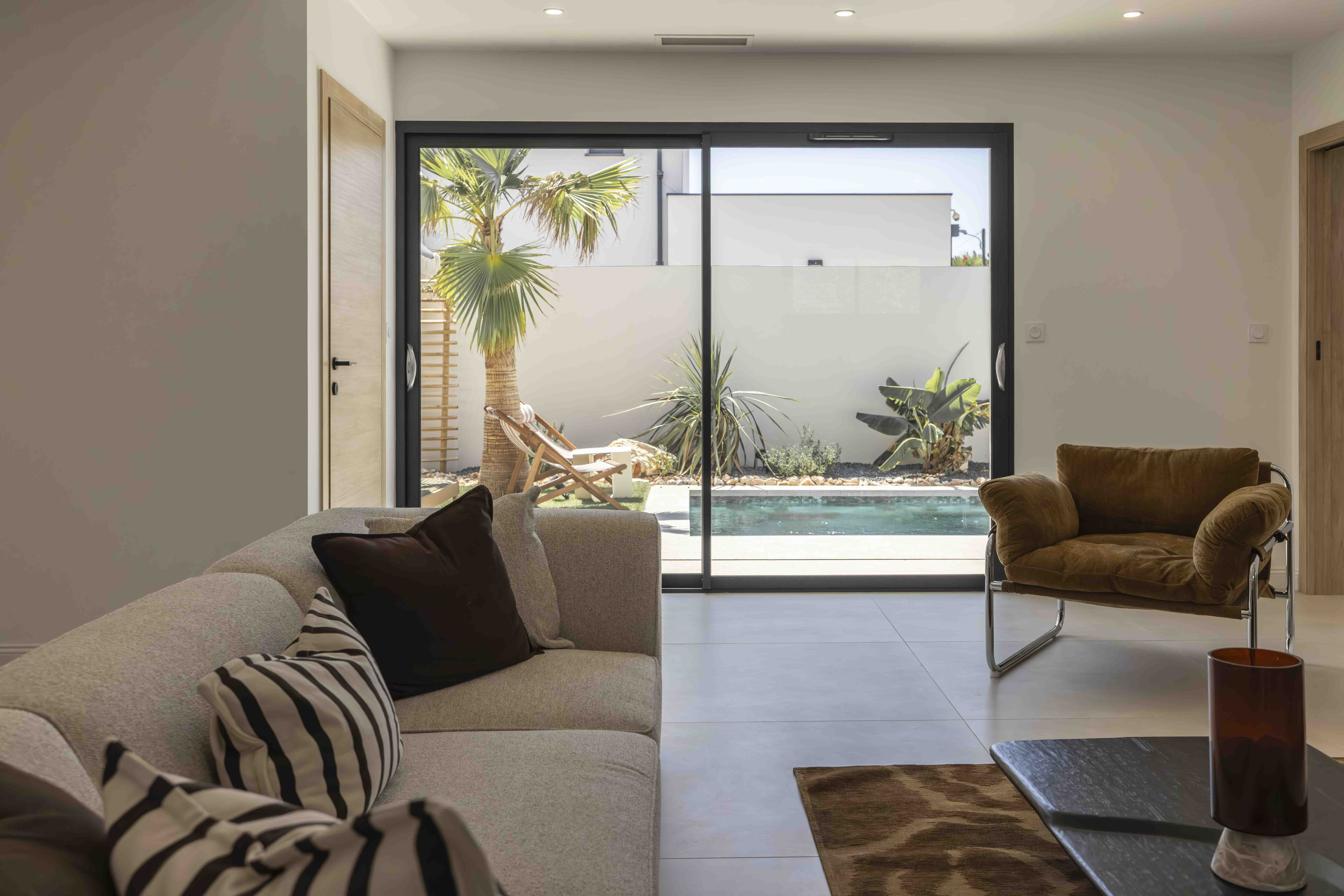 Living Room at Villa Toscana, Agde, Languedoc
